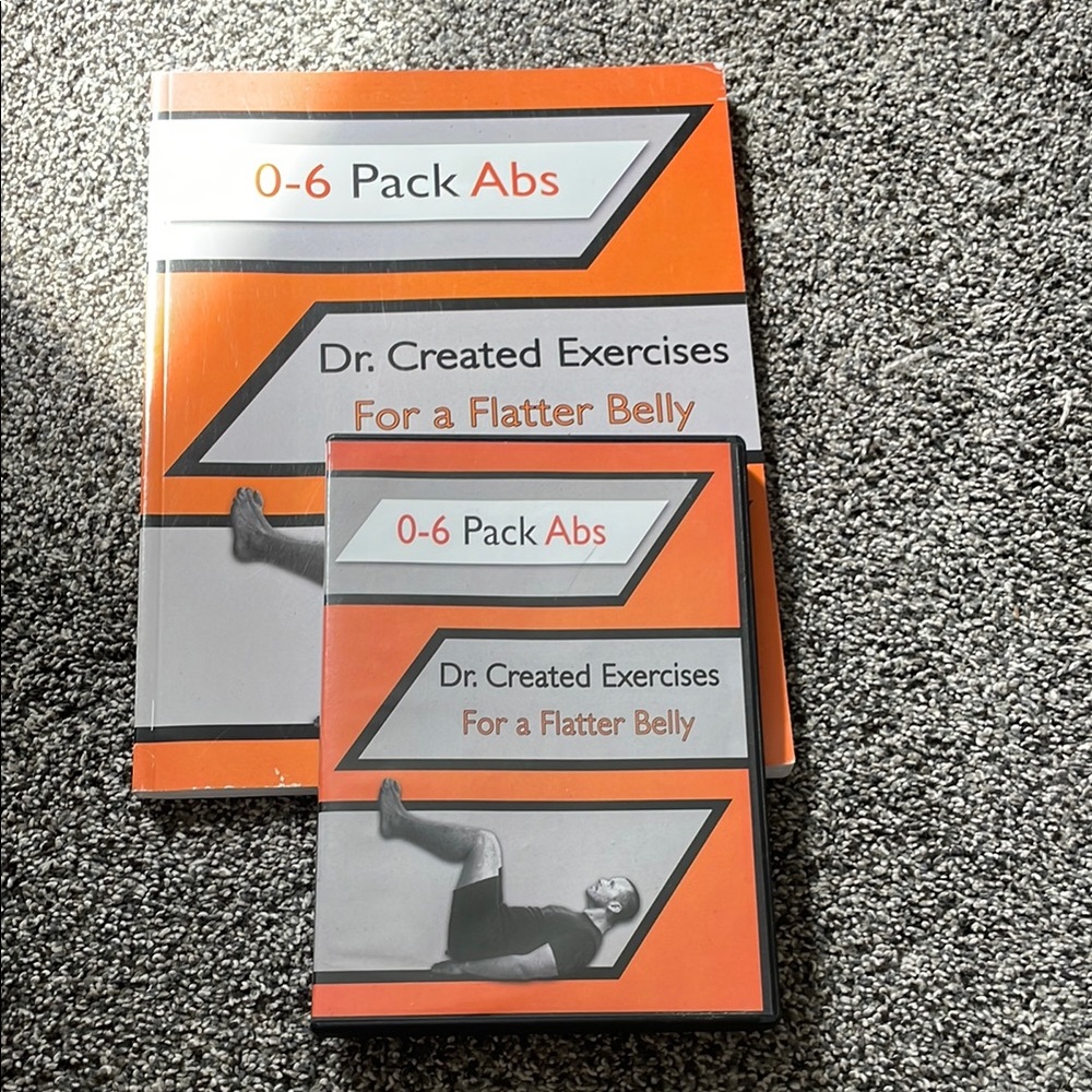 0-6 Pack Abs Exercise Book and DVD Set